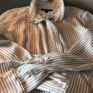 Chiffon ruffle blouse